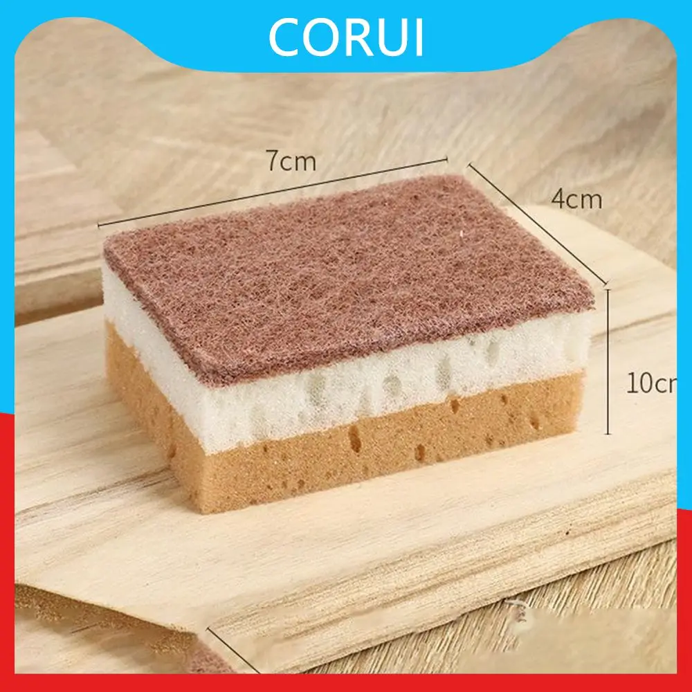 

Strong Decontamination Washing Dishes Sponge 10×7×4.2cm Sponge Does Not Hurt The Pot Kitchen Scouring Pad For Daily Use