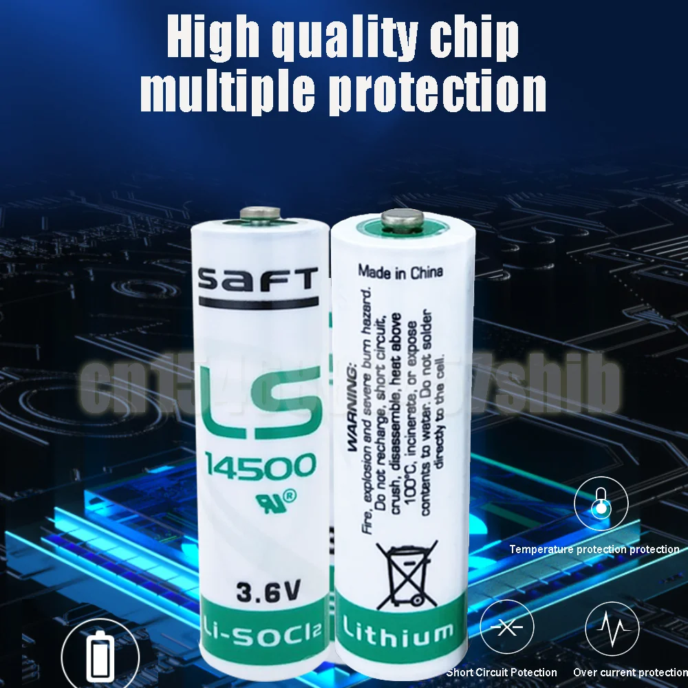 1 шт. оригинальный 3 6 В Saft LS14500 ER14505 14500 TL5104 AA 2400 мАч литиевая батарея для PLC