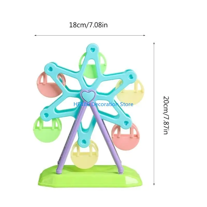 B0KC Pet Budgies Cage Feeder Игрушка для обучения кормлению нескольких птиц Красочное колесо (art.: 3920db65de319) - 3920db65de319