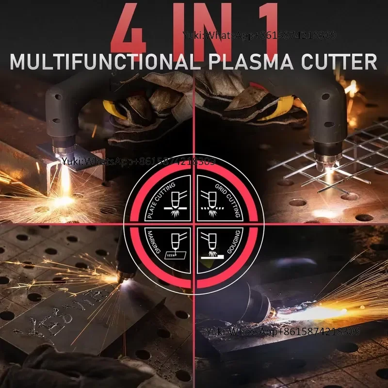 Фото Плазморез YEESTECH CUT-55DS NHF PLUS 55А 220В, без ВЧ, безконтактный, 4-в-1 функции (резка, гофрирование, маркировка) Новый №2