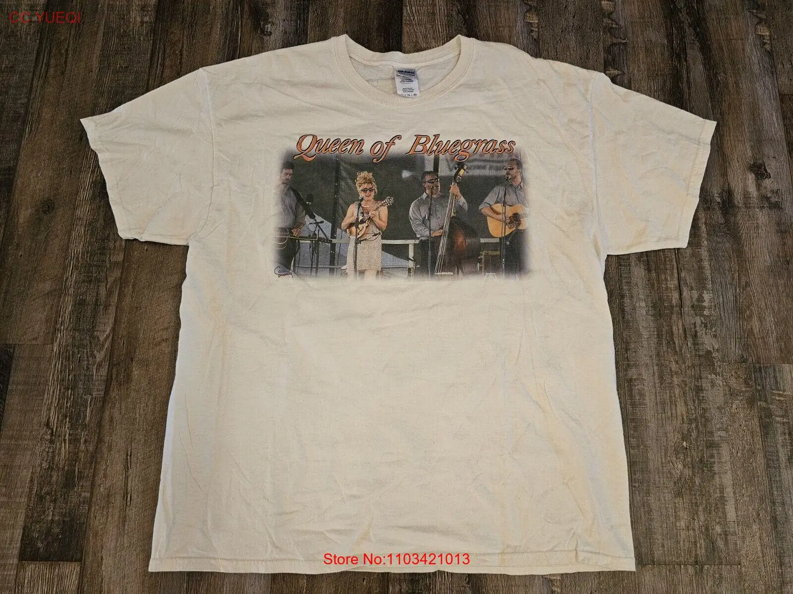 Рубашка Rhonda с надписью Queen Of Bluegrass большая