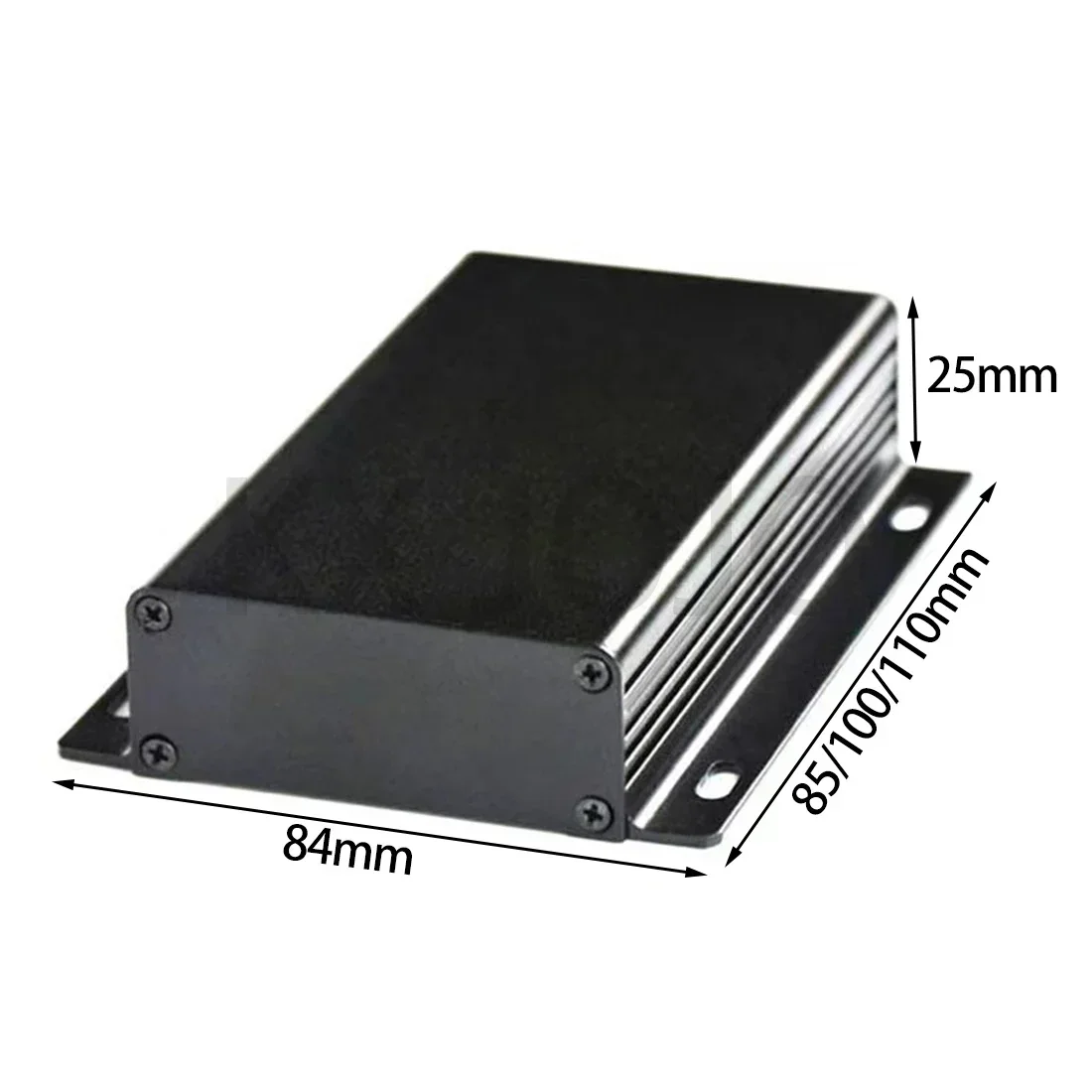 Aluminum Enclosure 84*25*85/100/110mm Split Box Blue/Black for Electronic Project Industry