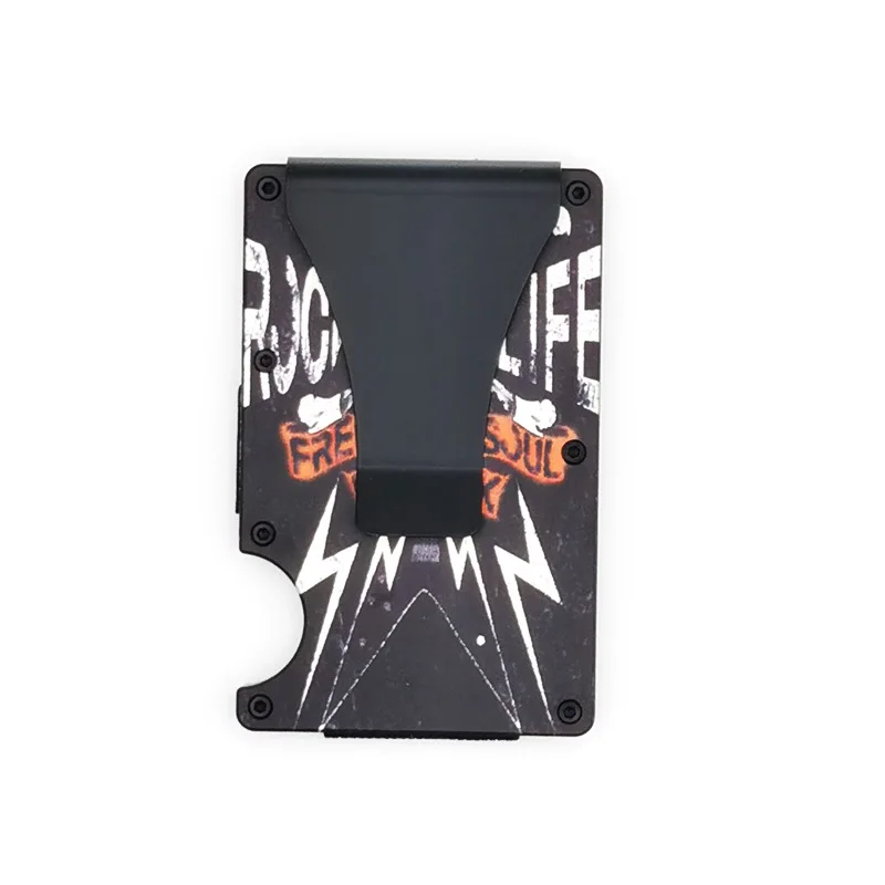 Christmas Gift Slim Wallet Men Tarjetero Billetero Hombre Rfid Card Holder Women Travel Wallets Small Thin Case Bank Customized