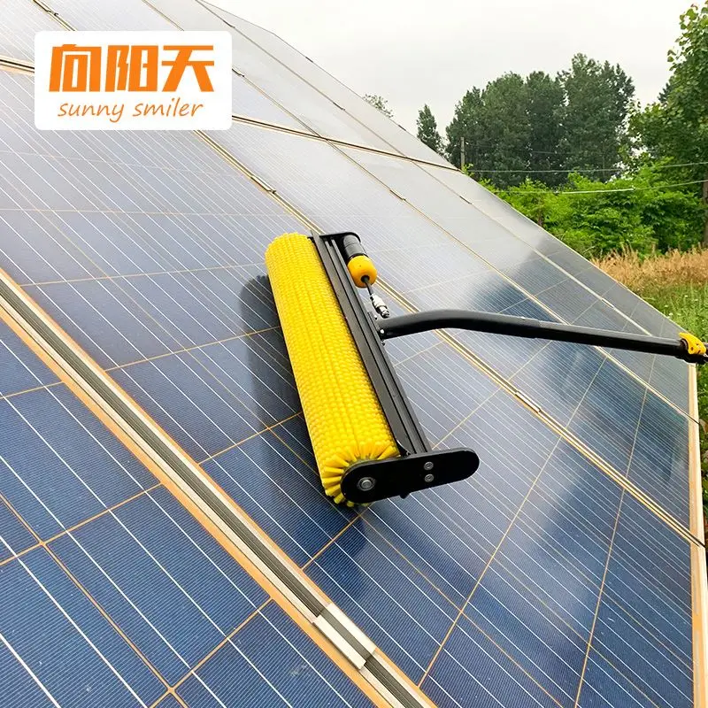 

Робот Sunnysmiler для чистки солнечных панелей, вращающаяся щетка для чистки солнечных панелей от производителя