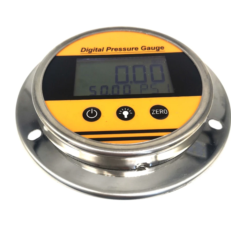 

304 stainless steel case panel mounting digital pressure gauge manometer