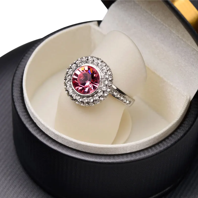 Oirlv Velvet Ring Box Luxury Ring Box Organizer Ring Boxes For Jewellery With Logo Wedding Rings Box Wedding Ring Jewelry Boxes