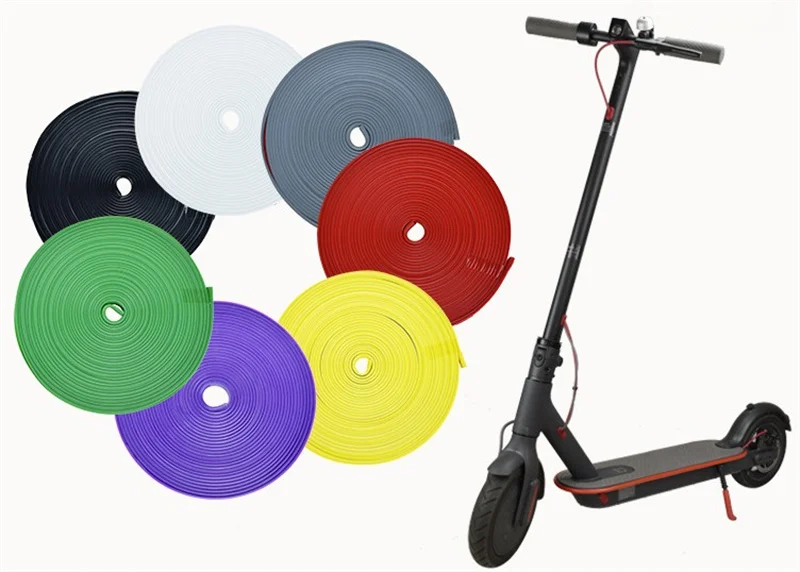 

20pcs Electric Scooter Protective Strip For Xiaomi Mijia M365 Bumper Tape Decorative Strips Anti-collision Scratchproof Scratch