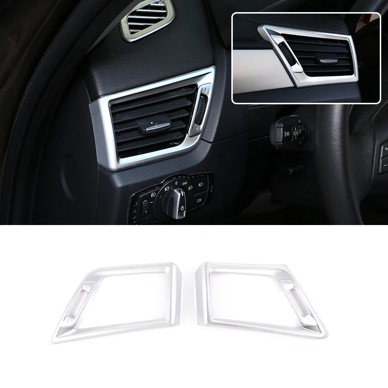 

Аксессуары для BMW X1 E84 22011-2015, АБС-пластик, матовый хром, Боковая Отделка вентиляционного отверстия кондиционера