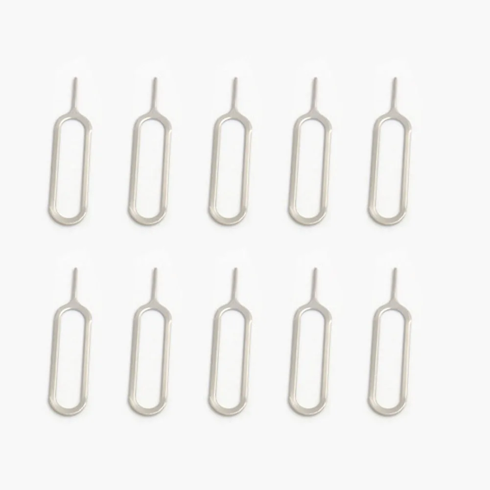 

10pcs/set Manual Easy Install Metal Portable Tools Durable Multifunction Home Practical Universal Phone Eject Pin