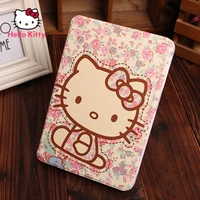 hello kitty book flip cartoon leather tablet case for ipad 2 3 4 5 air 1 2 mini 1 2 3 4 5 cover case
