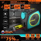 Xiaomi Mileseey DT10-B3 лазерная рулетка 2 в 1 цифровой лазерный дальномер с ЖК-дисплеем, магнитный крючок
