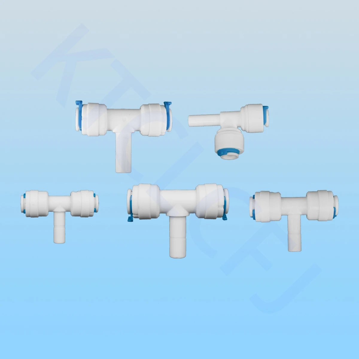 

Reverse Osmosis Aquarium System Coupling T Shape Tee 1/4" 3/8"OD Hose To 1/4" Pipe RO Water Plastic Pipe Fitting Quick Connector