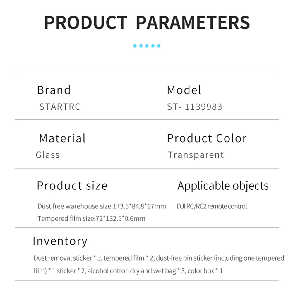 Защитная пленка для экрана дрона DJI RC RC2