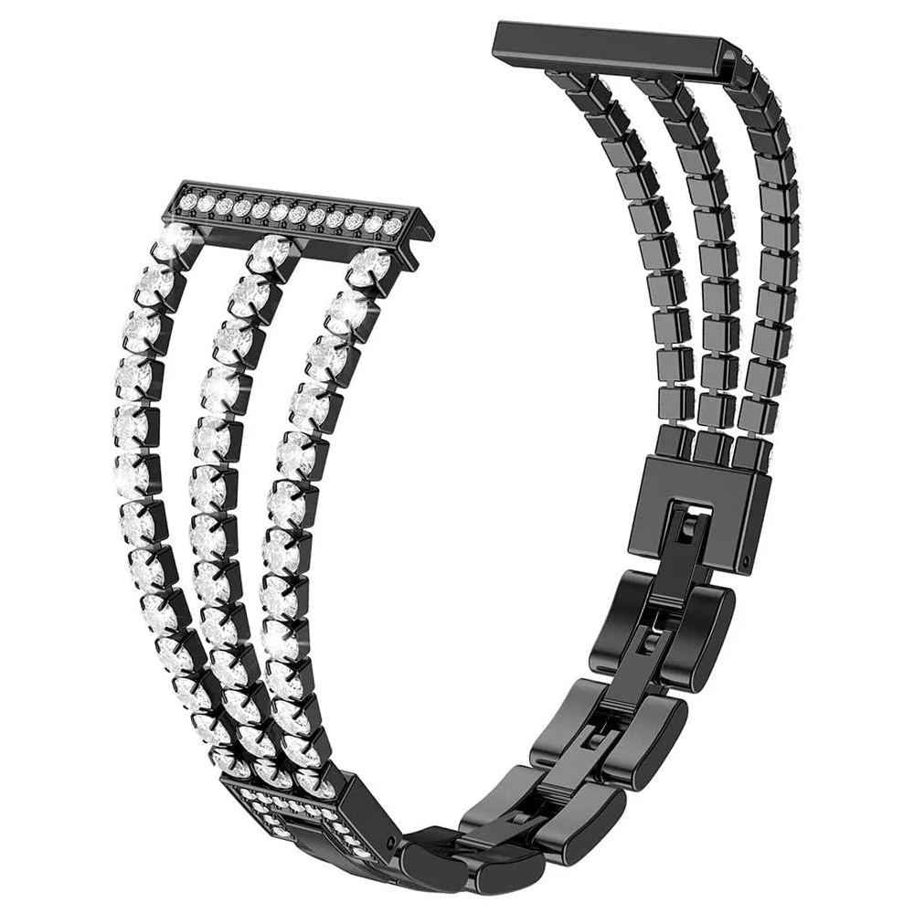 Luxury Diamond Bracelet for Garmin Venu 2 Plus Band Woman Wristband Bling For Forerunner 245 Vivoactive 4 3 Move 3 Luxe Correa