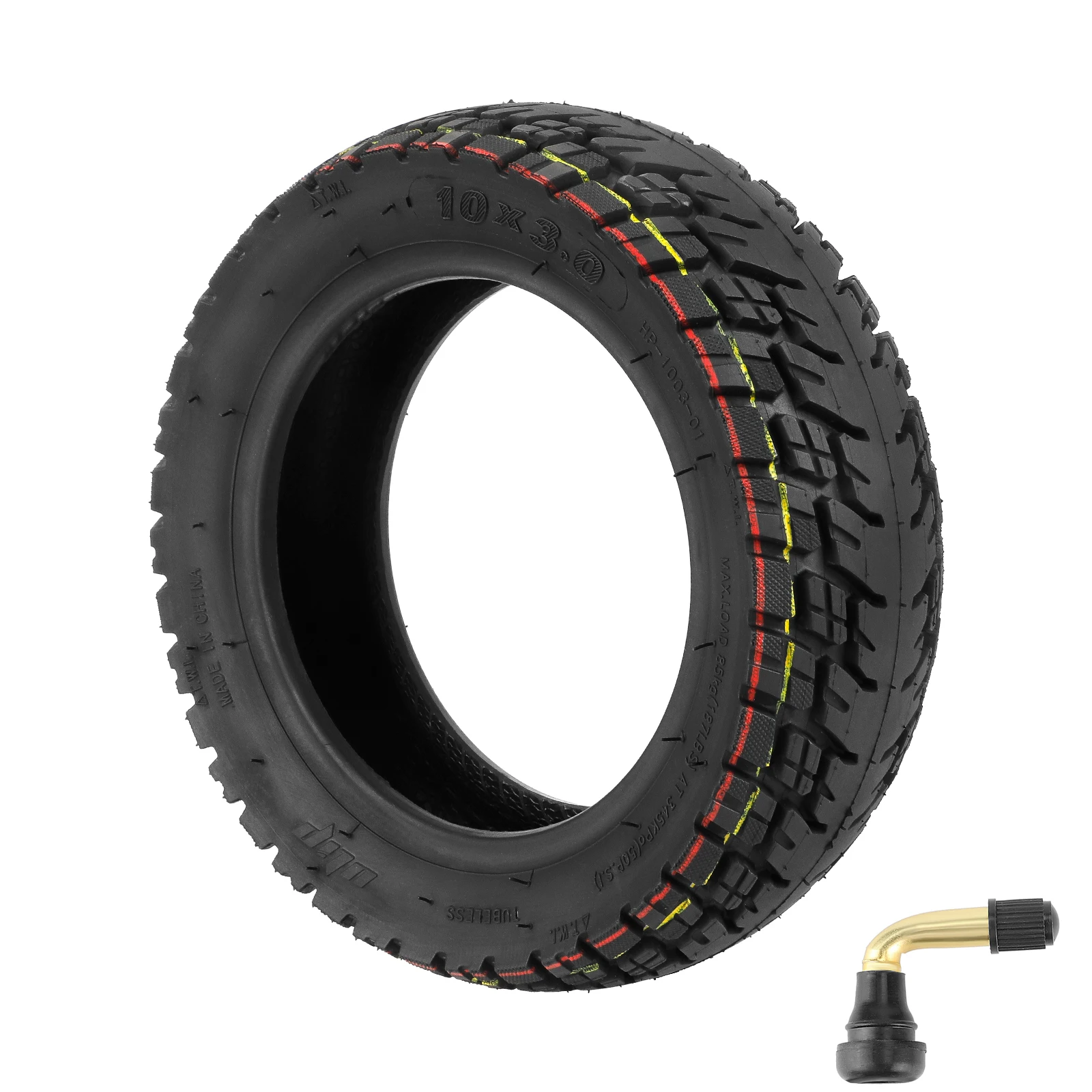 

Ulip 10x3 Off Road Tubeless Tire With PVR50 Of 90 Degree For Zero 10X Kaabo MANTIS 10 Nanrobot Joyor Varla Eagle Scooters Tyres