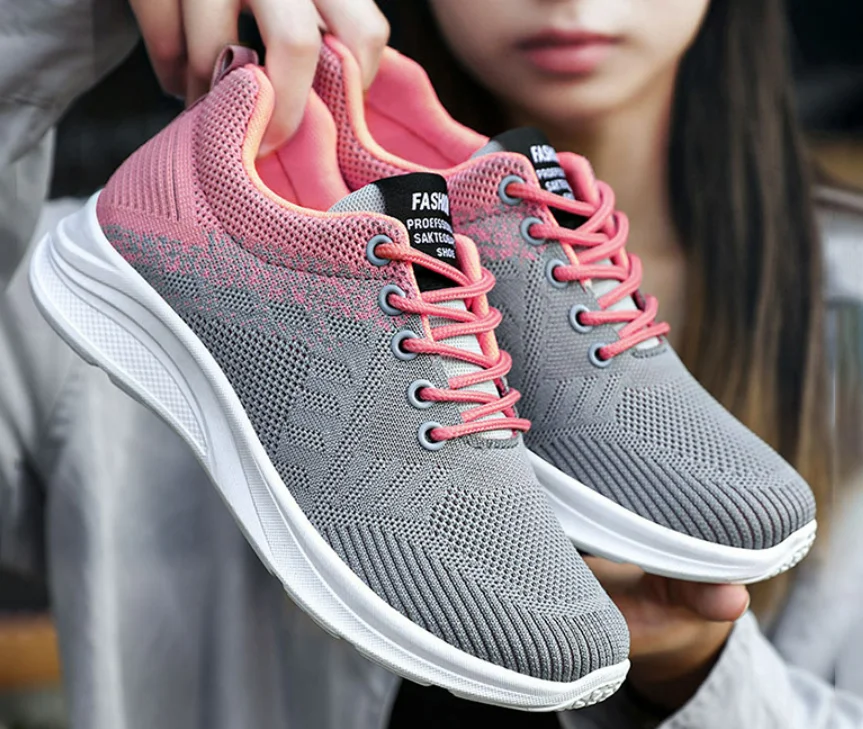 

New Style Casual Sports Fashion Breathable Light Weight Women Shoes Spring Summer Athletic Shoes Sneakers