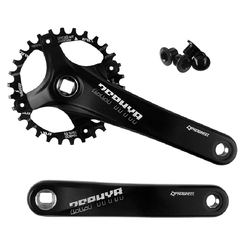 

Звездочка коленвала для велосипеда PROWHEEL 104BCD Кривошип горного велосипеда 32T, легко модифицировать набор коленчатого вала
