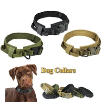 tactical dog collar military cobra buckle durable nylon german shepherd training collar medium and large dog pet accessories
