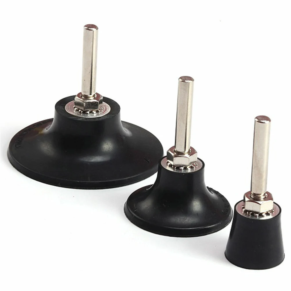 

3pcs 1'' 2'' 3'' Roll Lock Sanding Disc Pad Holder Backing Pad Abrasive With 6mm Round Shank Screw Hole Quick Change Adapter