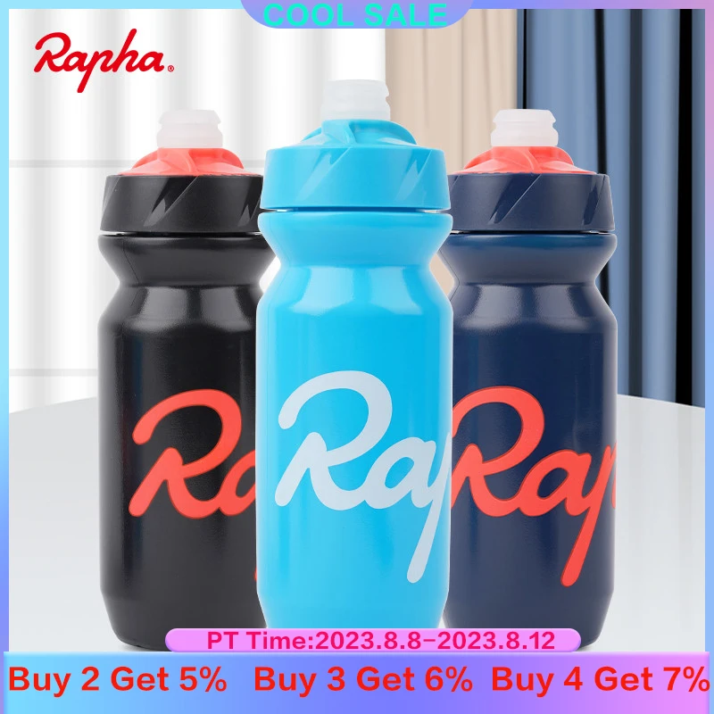 

Rapha MTB Cycling Water Bottle Leak-proof Squeezable BPA-free Bike Sports Bottle Bicycle Kettle 610/710ML with Dustproof Cover