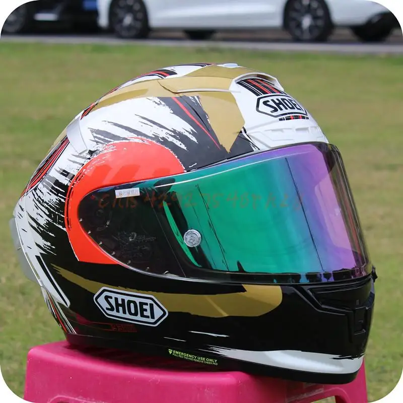 

Шлем мотоциклетный SHOEI X-четырнадцать высокого качества ABS Lucky Cat на все сезоны для мужчин и женщин