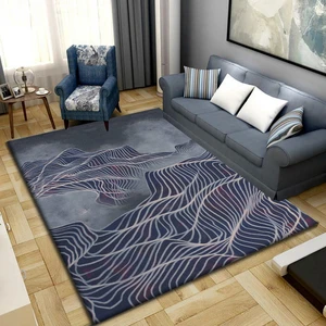 Nordic Living Room Carpet Luxury Large Area Household Carpet Modern Bedroom American Carpet Living Room Decoration Illusion Rug