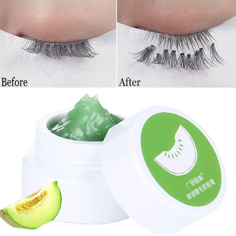

Grafted Eyelash Remover Cream Not Stimulation Quickily Gently Removing Eyelashes Extension Glue Fruit Fragrancy Removal Tool 5g