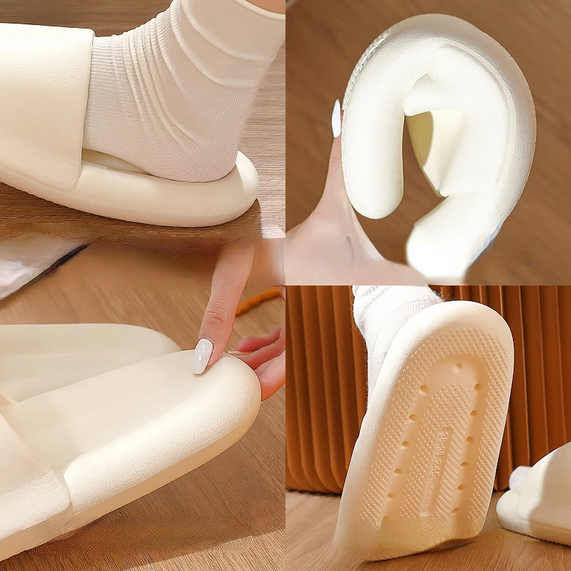 Slipper Summer Slides Women Thick Sole Bathroom Anti Slip Couple Slippers Men Outdoor Sandals Shoes for Women Fashion Flip flops