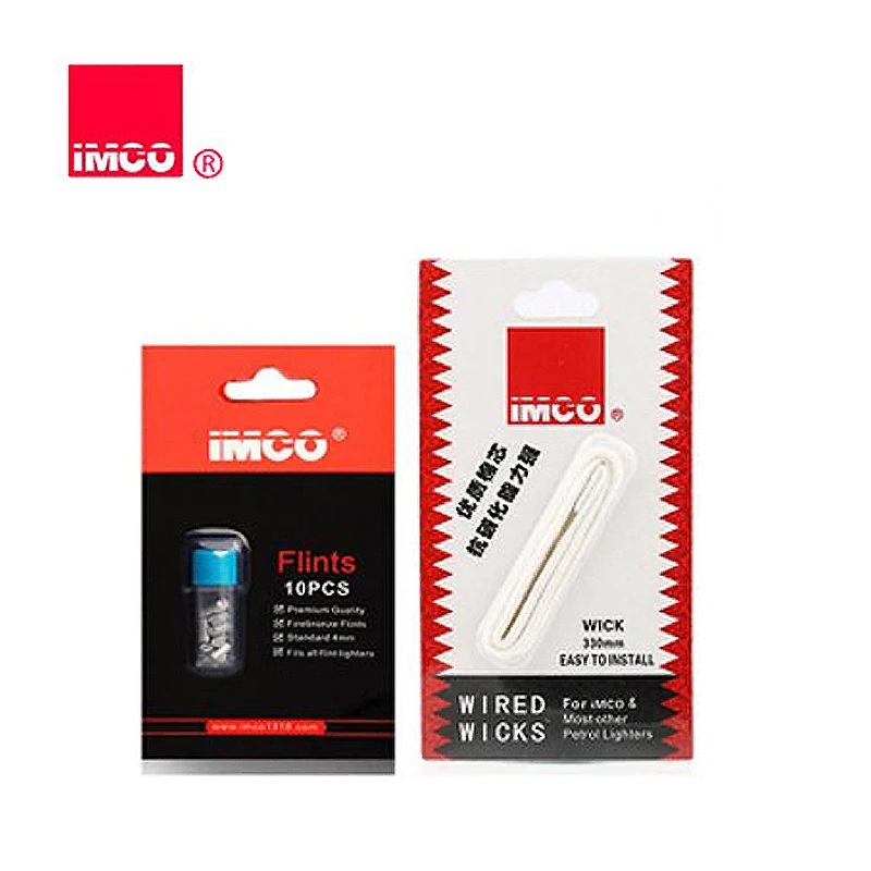 

Imco Gasoline Lighter Wicks Flints Cotton Core Lighter Accessories