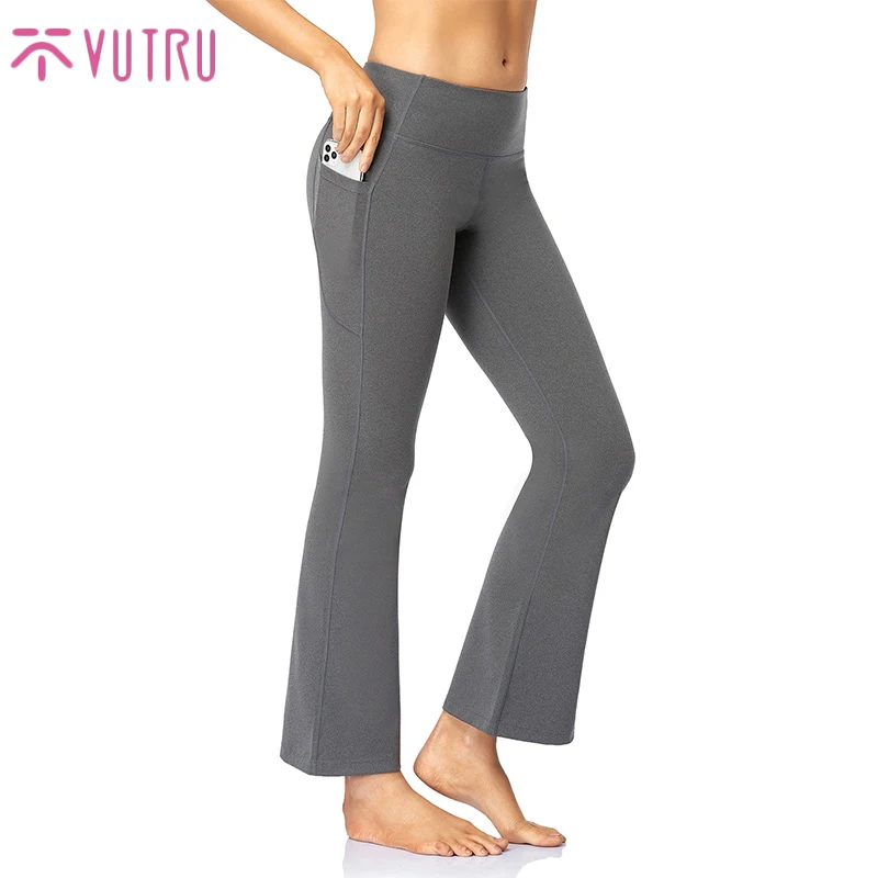 

VUTRU Women Yoga Pants Flared Leg Girl Aesthetic Trousers Fitness Female Sweatpants Wide Killer Legs Pants Joggers Plus Size