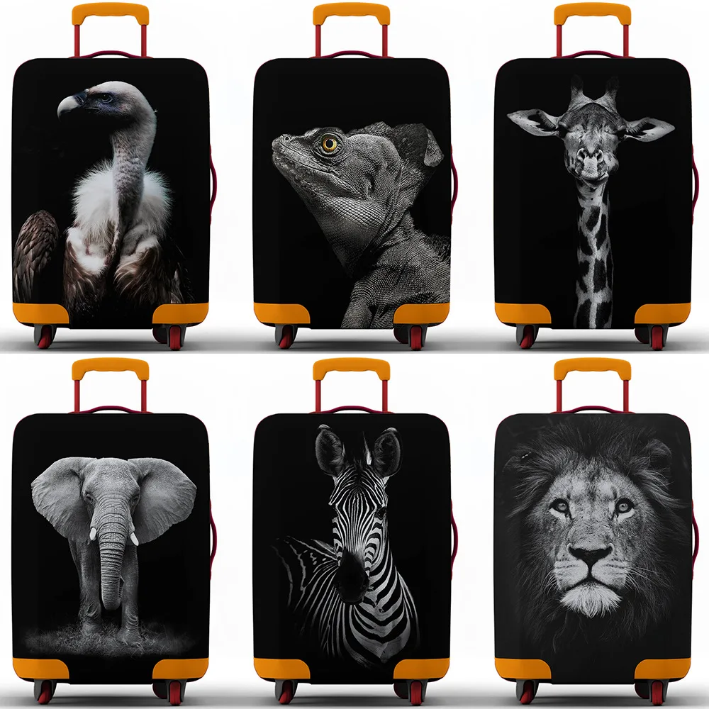 Animal Design Luggage Protection Case Zipper Set Suitable For 18-32 Inch Luggage Suitcase Case Trolley Case Travel Accessories
