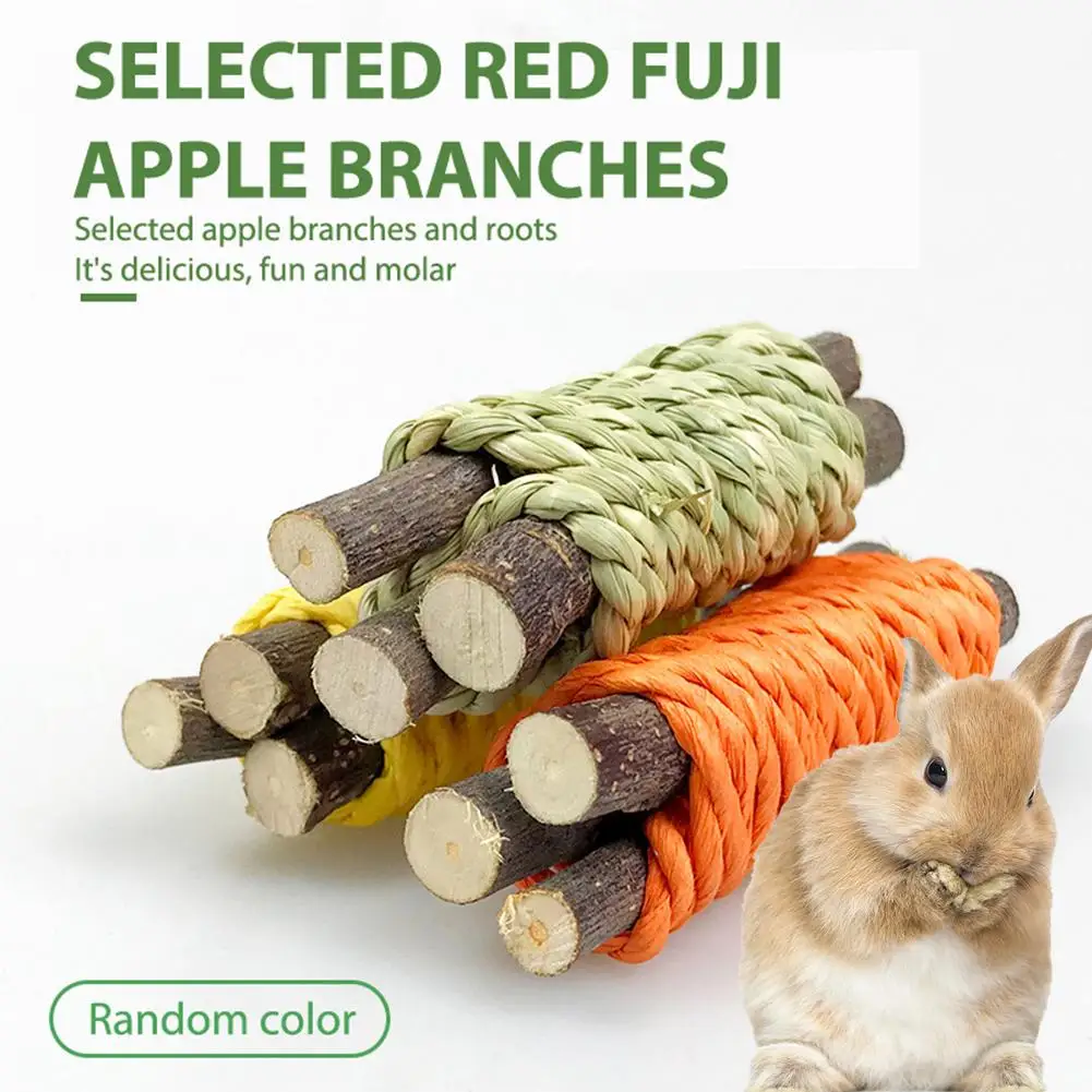 

Pet Molar Stick Teeth Grinding Toys Bite-resistant Chew Toy For Rabbit Hamster Chinchilla Guinea Pigs
