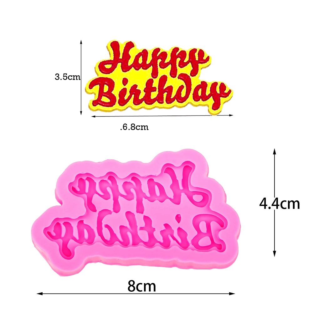 

Силиконовые формы для торта Happy Birthday