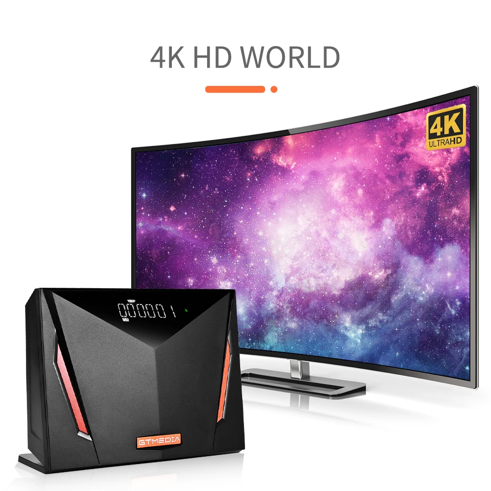 Телевизионная приставка GTMEDIA V8 UHD с новым ТВ-декодером Mars 4K спутниковый ресивер
