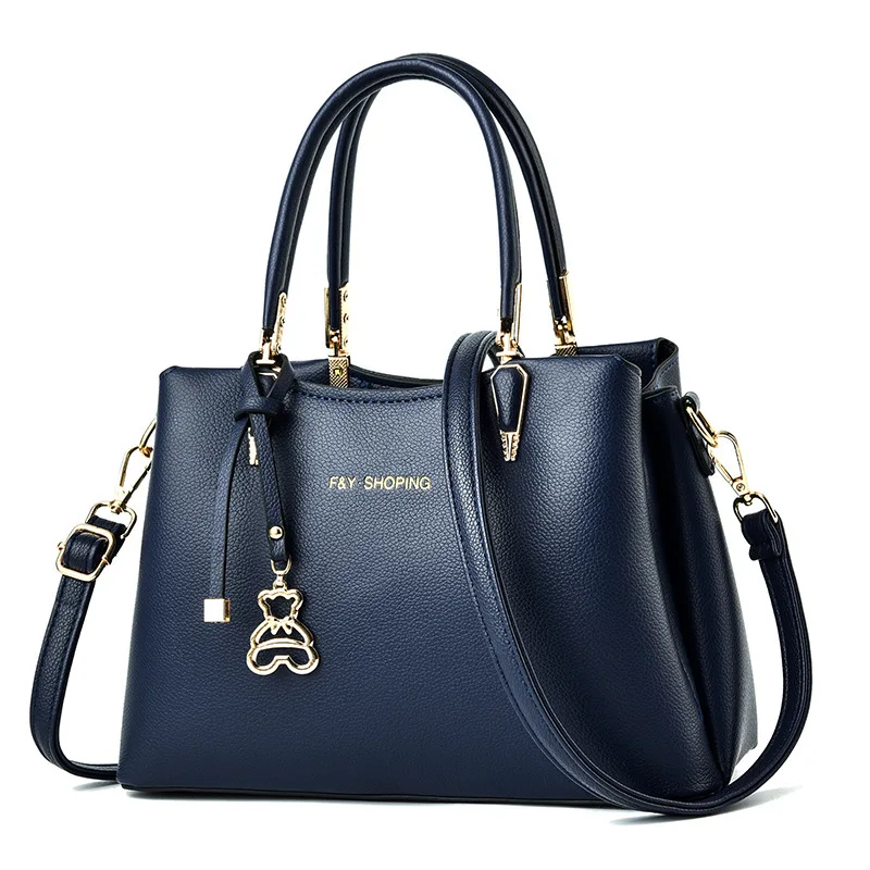 

Women's Handbag Fall/Winter 2023 New Pebbled Big Bag Middle-aged Mom Cross-body Shoulder