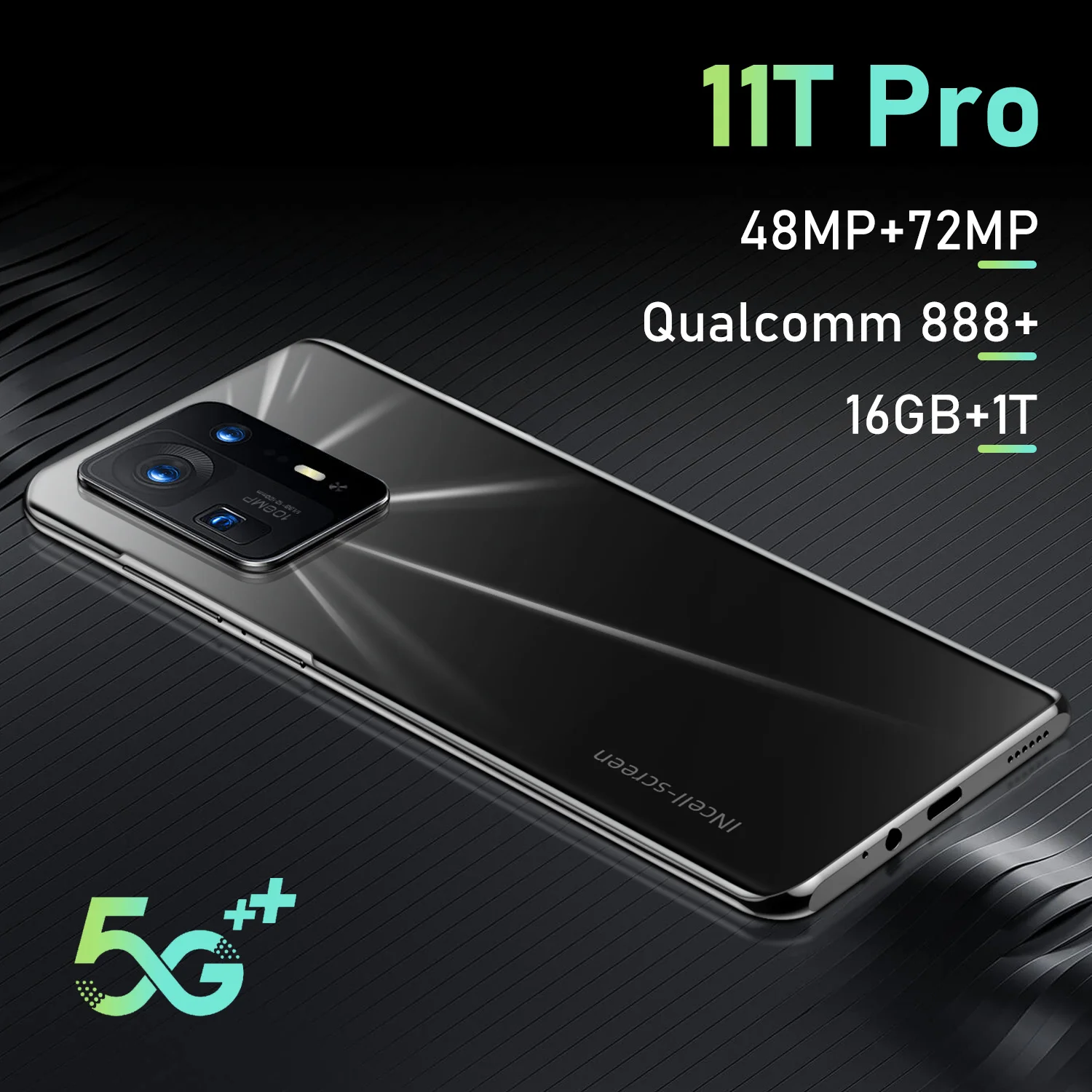 

Смартфон 11Tpro, 2022 дюйма, 16 + 1 ТБ, 48 + 72 МП