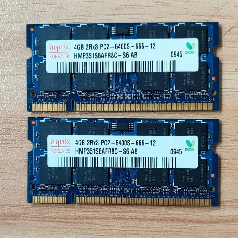 DDR2 RAMS 4GB 800MHz Laptop Memory DDR2 4GB 2RX8 PC2-6400s-666-12 SODIMM 1.8V