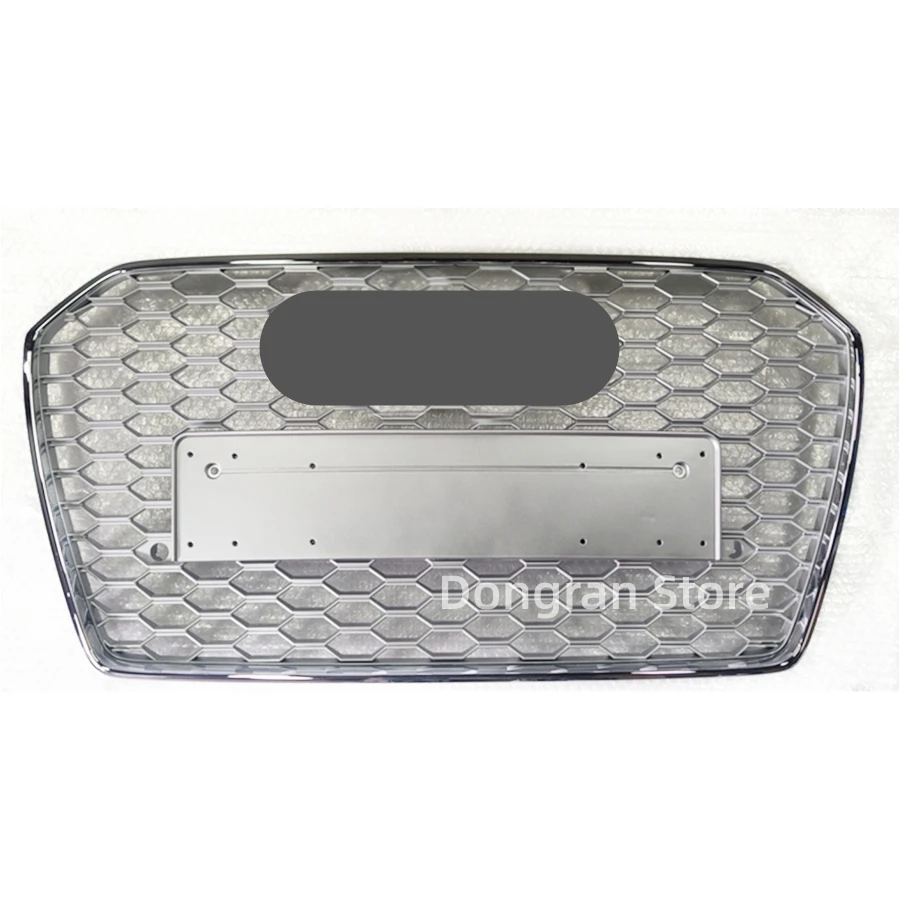 

Car Front Bumper Grill Center Grille For Audi A6/S6 2016 2017 2018 (Refit For RS6 Style) Car-styling Accessories