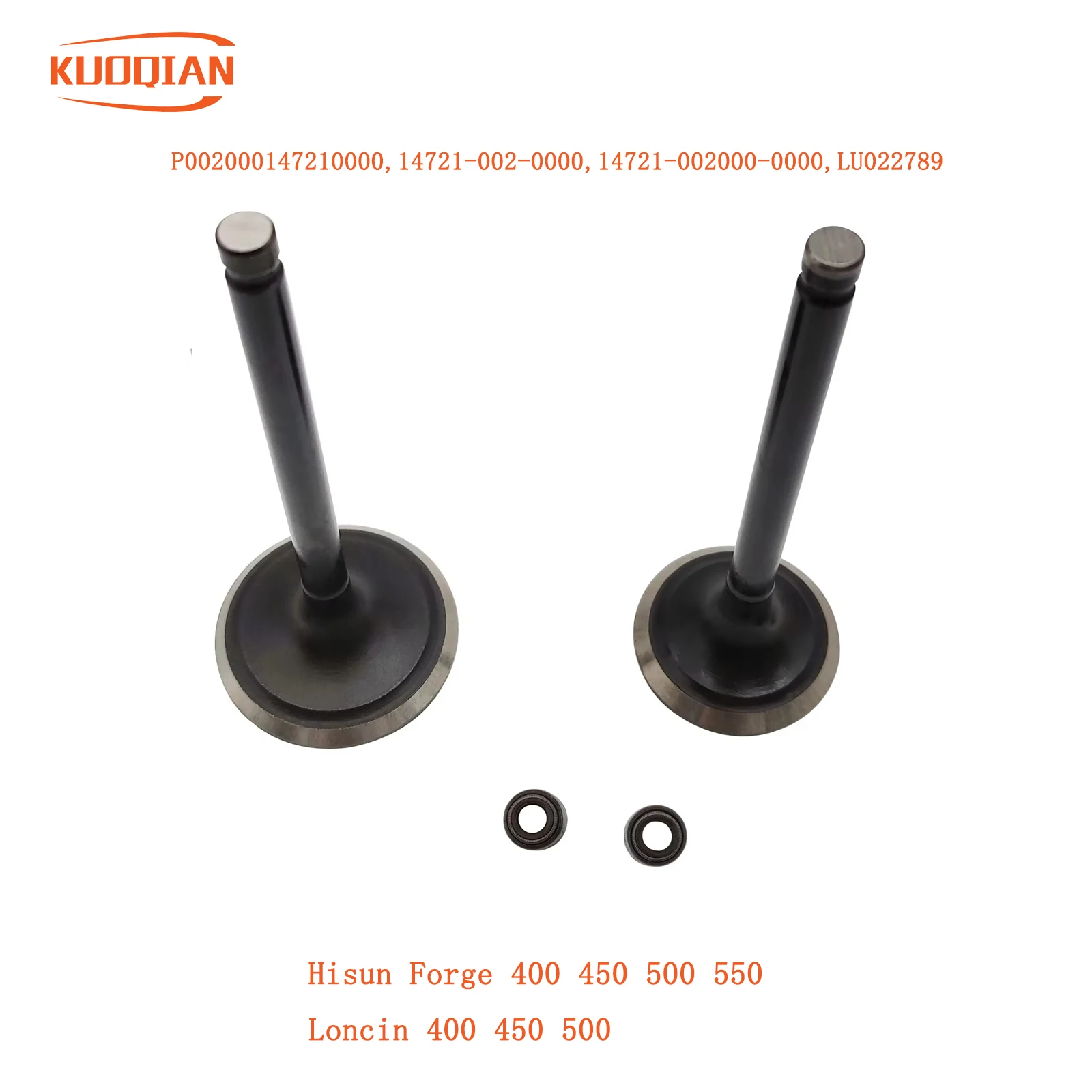 

Впускной клапан 1 шт. и выпускной клапан 1 шт. для Hisun HS 500CC ATV UTV HS ERP CODE P002000147110000 P002000147210000