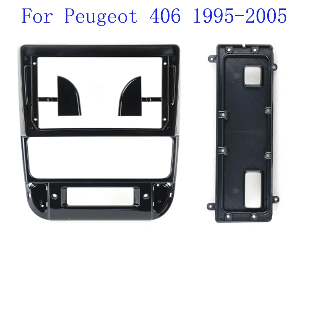 9-дюймовый автомобильный радиоприемник рамка для Peugeot 406 1995-2005 панель комплект