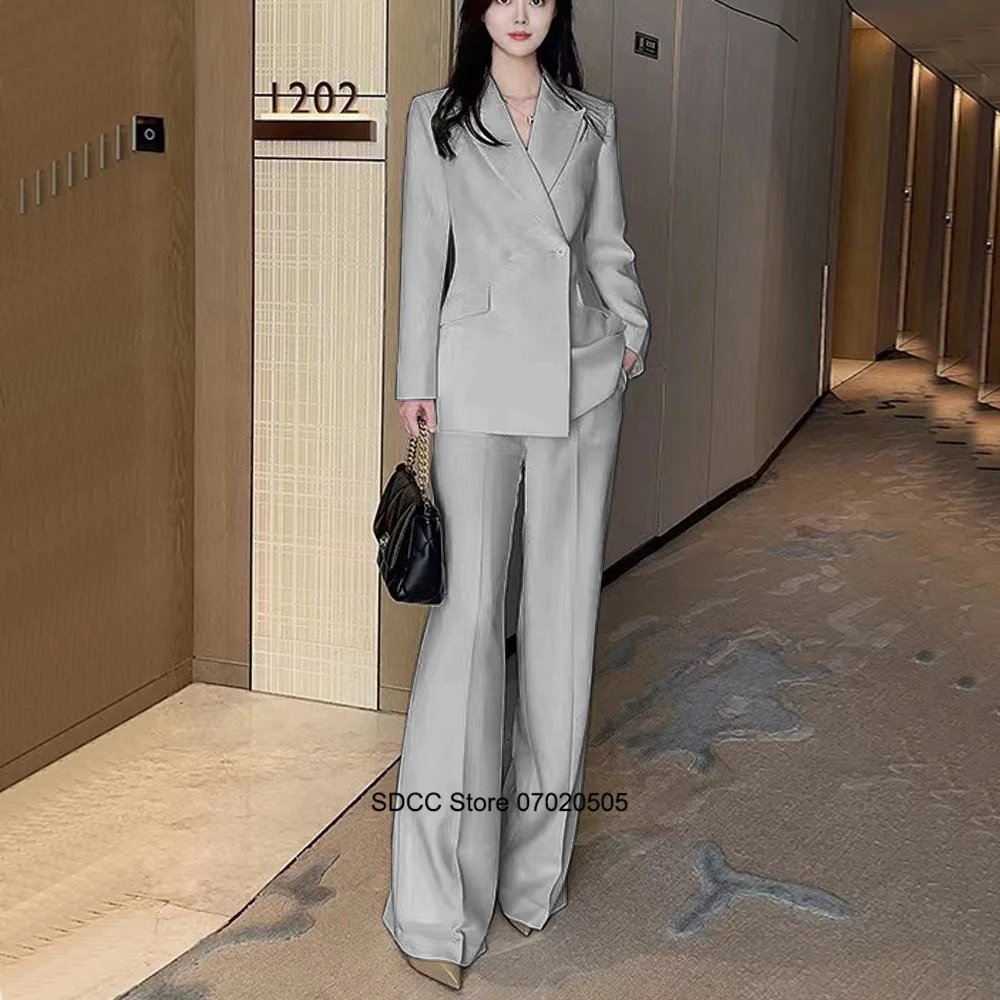 Women's Suits Traf Official Store 2023 Slim Wide-leg Pants Evening Dresses for Prom Set Woman 2 Pieces Elegant Short Sets Robe