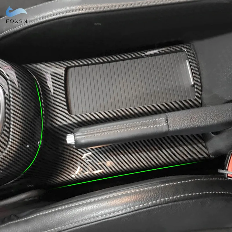 

Car Accessories Carbon Fiber Pattern Central Control Water Cup Holder Panel Frame Cover Trim For VW Golf 6 MK6 2008-2013