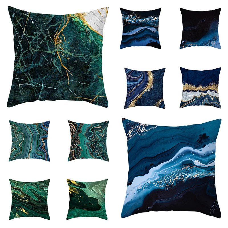 

Pillowcase Pillowslip Pillow Cover Home Supply Decorative Pillow Case Cushion Case Ink Painting Colorful 45*45cm Soft