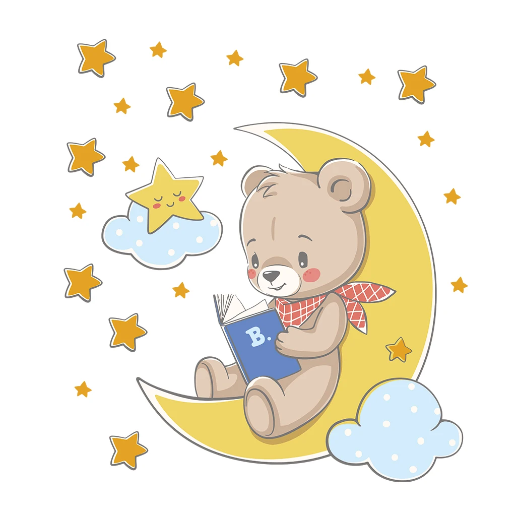 3d наклейки на стену Медведь |