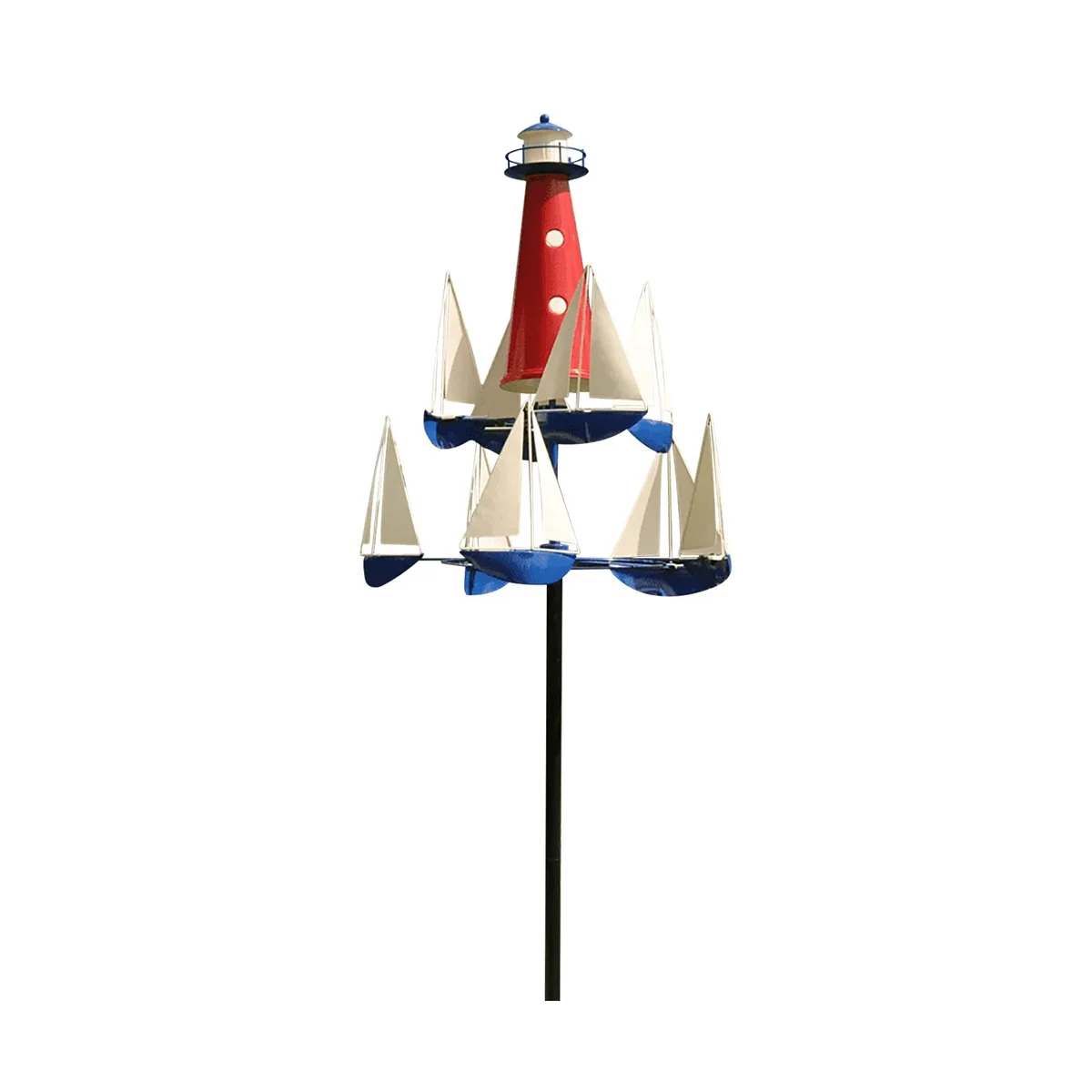 

Art Wind Sculpture,Unique Design Outdoor Garden Decorations for Sailboat Windmills,Moral Good,Gifts