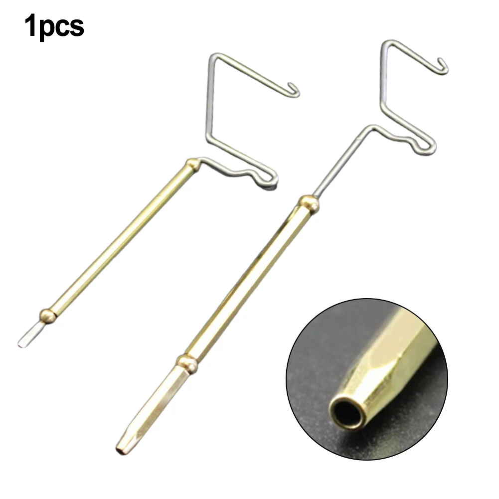

1piece Fly Fishing Half Hitch Rotary Whip Finisher Practical Subtle Tool Handle Knot Brass Fly Tying Durable Device Fishing Tool