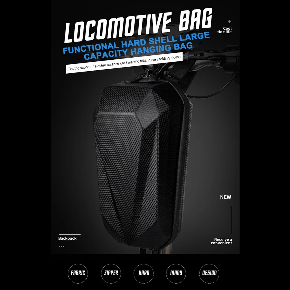 

Сумка для электрического скутера из ЭВА, портативный органайзер для хранения на переднем руле, Жесткий Чехол для KUGOO M4 M365 PRO 2