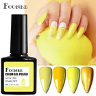 Гель-лак для ногтей 8 мл лимонно-желтого цвета Гель-лак для ногтей отмачиваемый УФ светодиодный Гель-лак с полным покрытием лак для ногтей