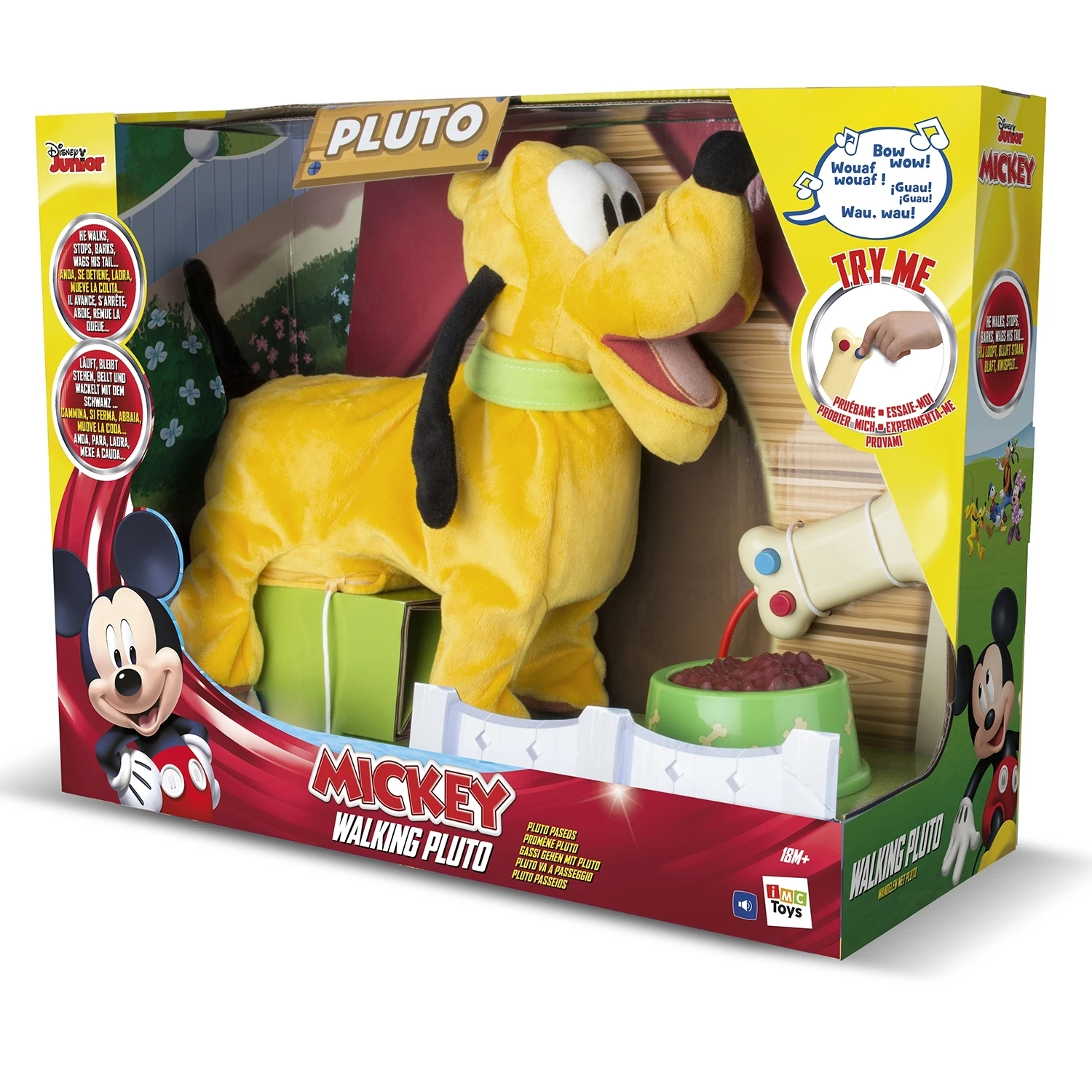 Игрушка мягкая Плуто Дисней (33 см проводн. управление подвиж. звуки) | Игрушки и