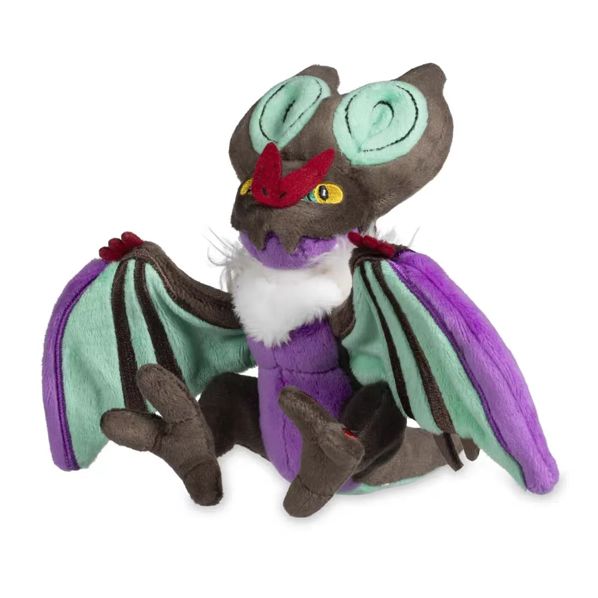 Фото Японская серия плюшевых игрушек Pokemon Fit Series Flying Type: Нойбат, Онбарн, Ноиверн. Подарок для детей на день рождения или Рождество. №5